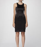 Sleek _Sleeveless_ Double-Lined_ Silk _Sheath_ Dress