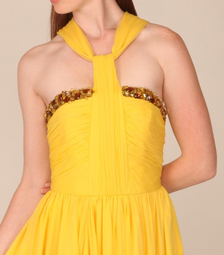 Orla Chiffon Halter-Neck Couture Gown NARA PAZ Orla Chiffon Halter-Neck Couture Gown NARA PAZ