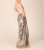 Silver Fox Couture Gown